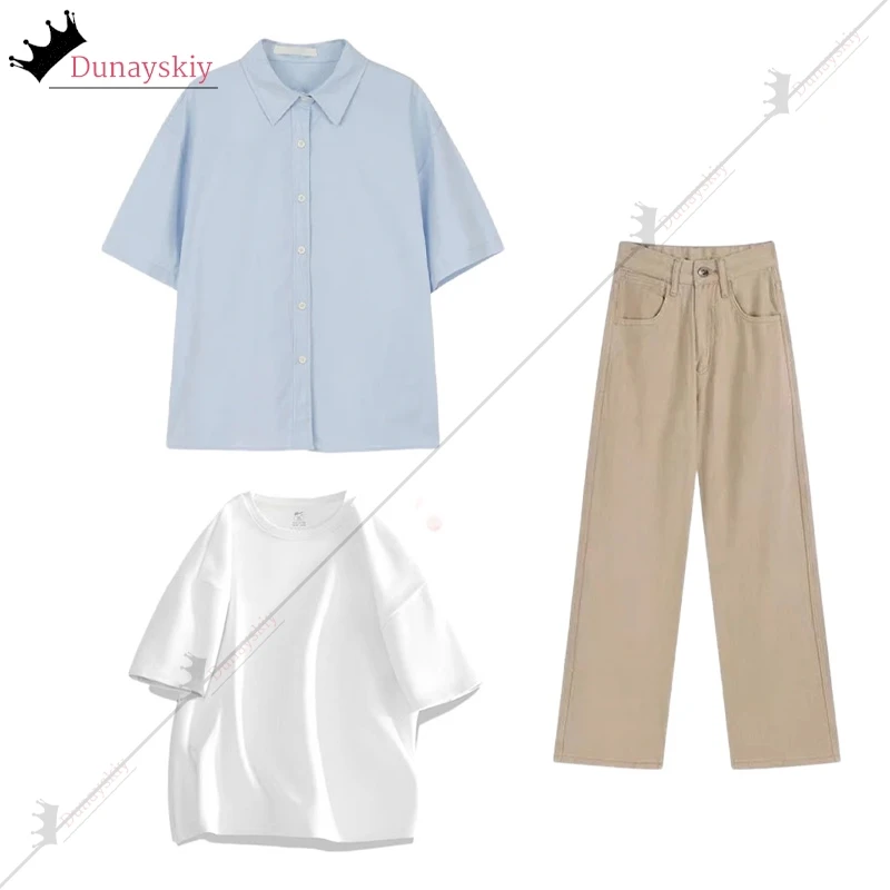 رابط انقر Yingdu قوس تشنغ شياوشي تأثيري ازياء الصيف قميص تي شيرت سراويل تقليدية مجموعة للجنسين الزي أنيمي لعب الأدوار الدعاوى