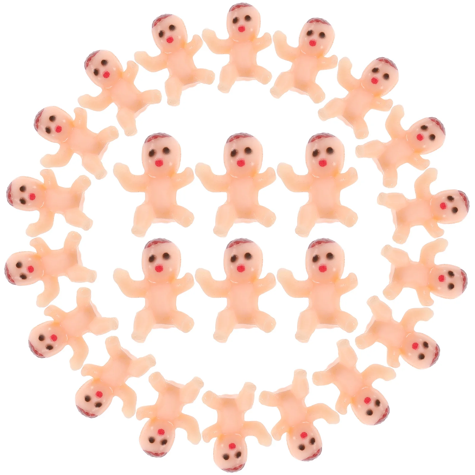

100 Pcs Baby Gift Mini Babies for Party Decorations Birthday Ornament Shower Favors
