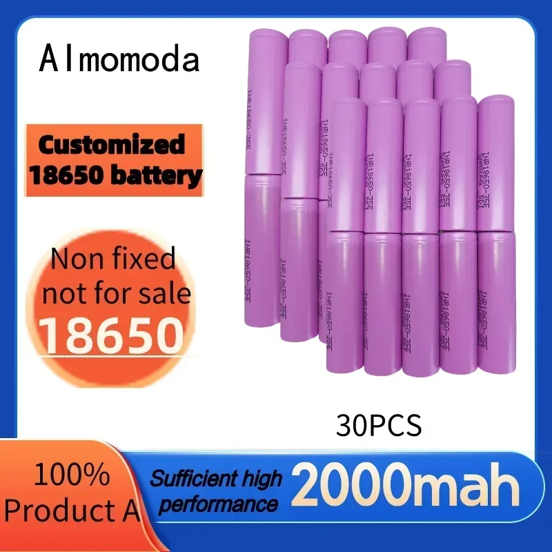 Free shipping to South Korea and Europe. Best selling 3-star 18650-35E 3.7V3500Mah 5C discharge 3.7V lithium-ion battery+charger