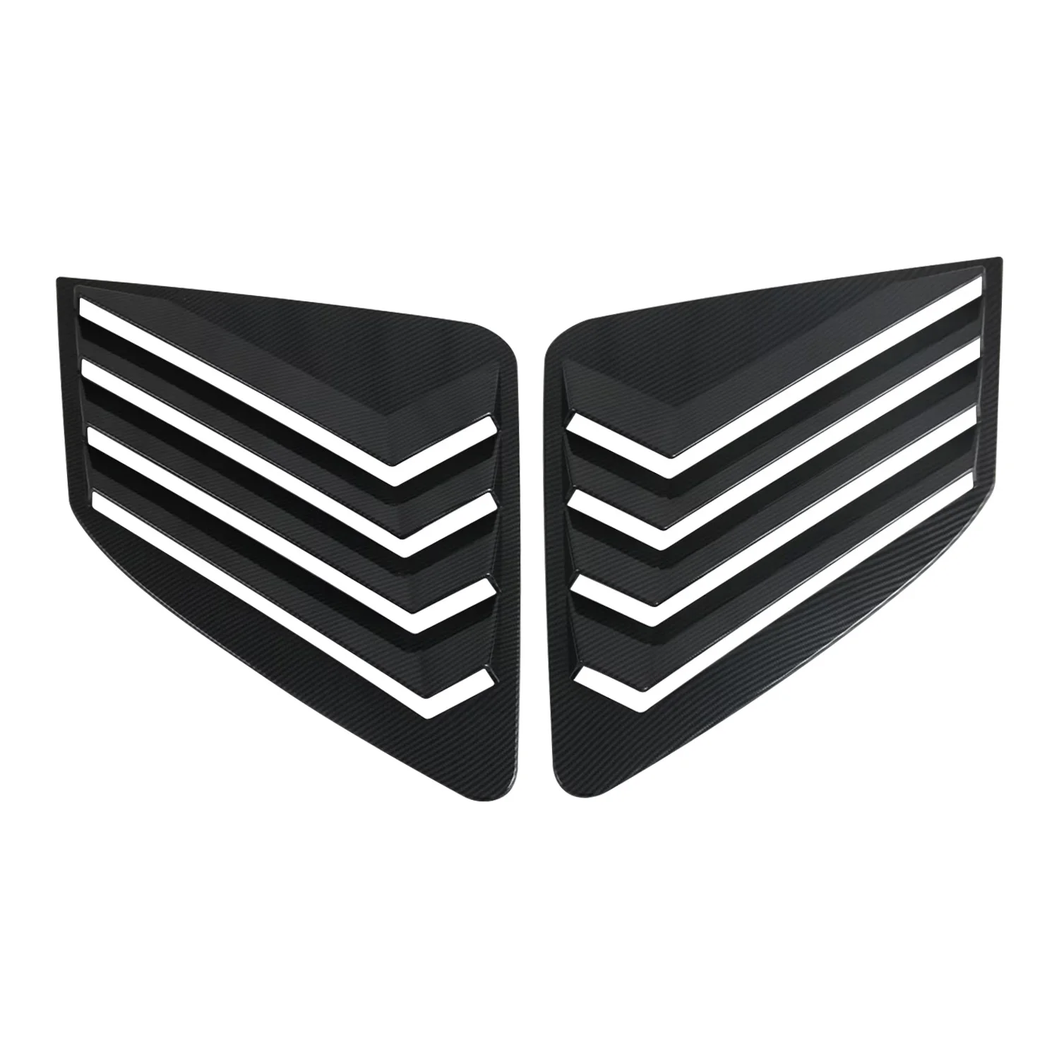 for Toyota RAV4 2026 2027 ABS Rear Quarter Window Louver Covers Trim Stickers 2pcs
