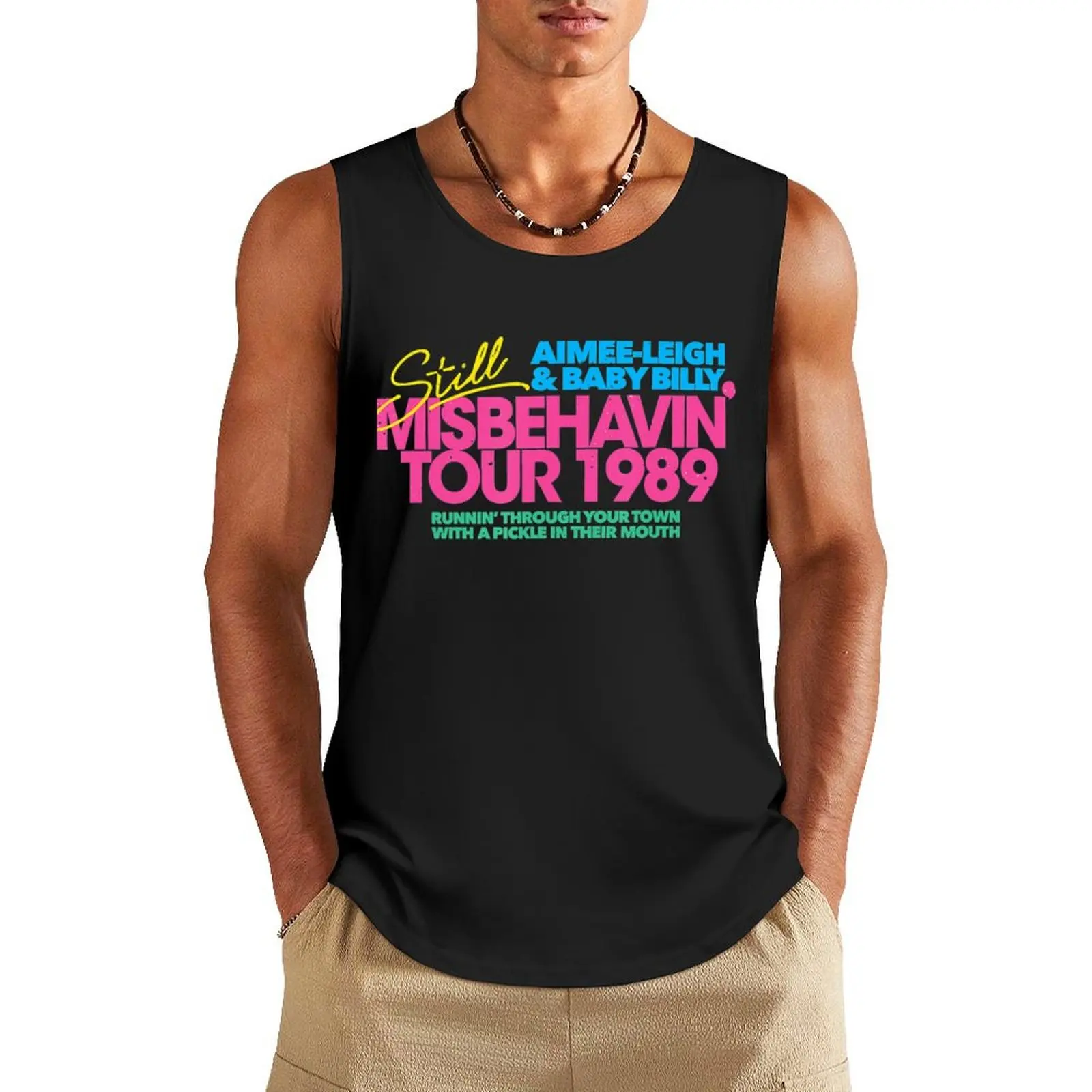 

Righteous Gemstones Misbehavin Inspired Tank Top gym Men's t-shirts sexy clothes men