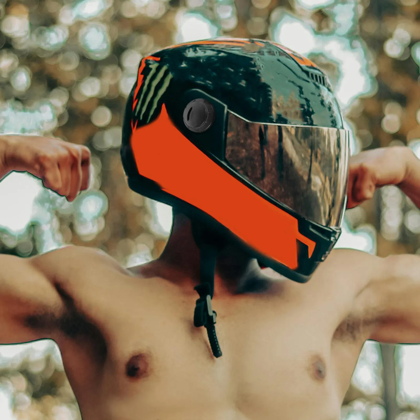 

Комплект из 6 универсальных оснований для крепления козырьков мотоциклов, усиленные, для быстрой и простой замены