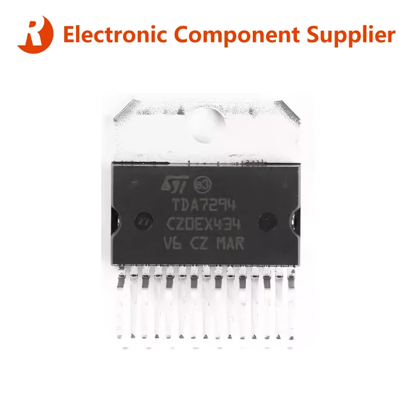 5Pcs TDA7294 TDA7294V ZIP-15 TDA7 TDA72 Brand New Original Single Channel High-power Audio Power Amplifier IC Chip in Stock