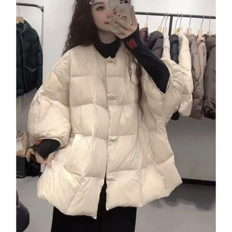 Cappotto in cotone autunno inverno donna 2025 nuova moda allentata casual tenere in caldo giacca in cotone colore puro addensare tuta sportiva femminile