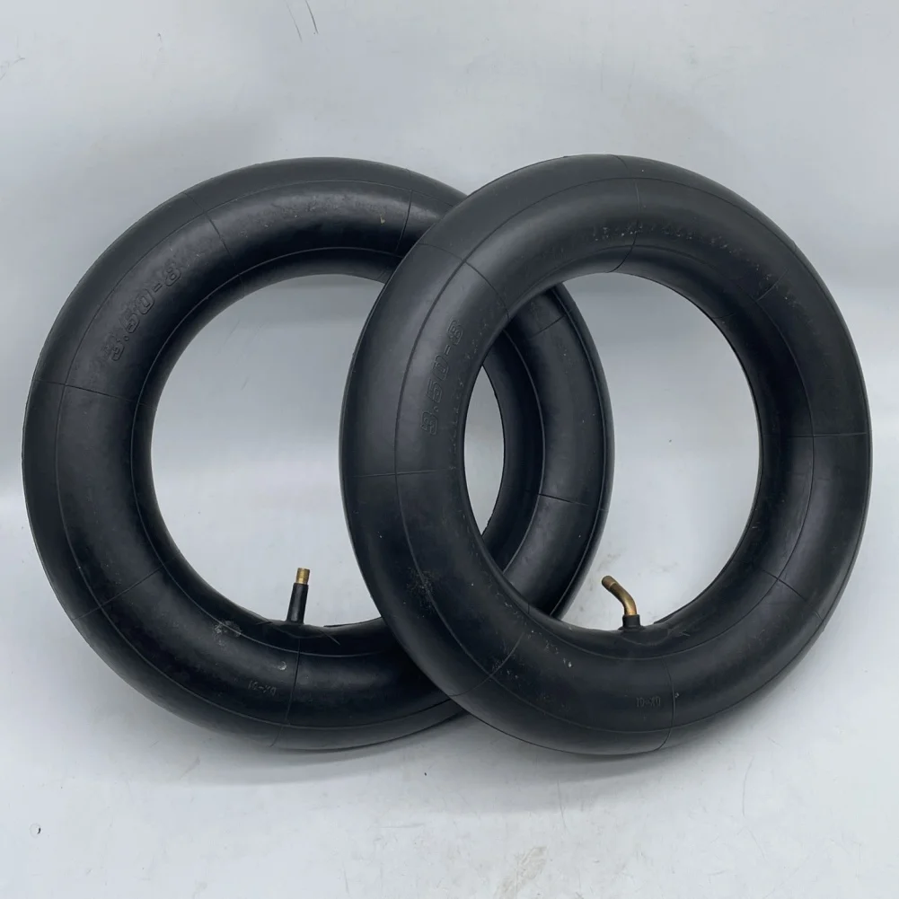 3.50/3.00-8 Inner Tube With TR87 Bent Metal Valve Stem Tire Tube Fits 8 Inch Rim Inner Tire With Bent Air Nozzle Part