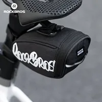 ROCKBROS Bicycle Saddle Bag Nylon Waterproof Rear Bag Portable Road MTB Bike Seatpost Rear Storage Pouch