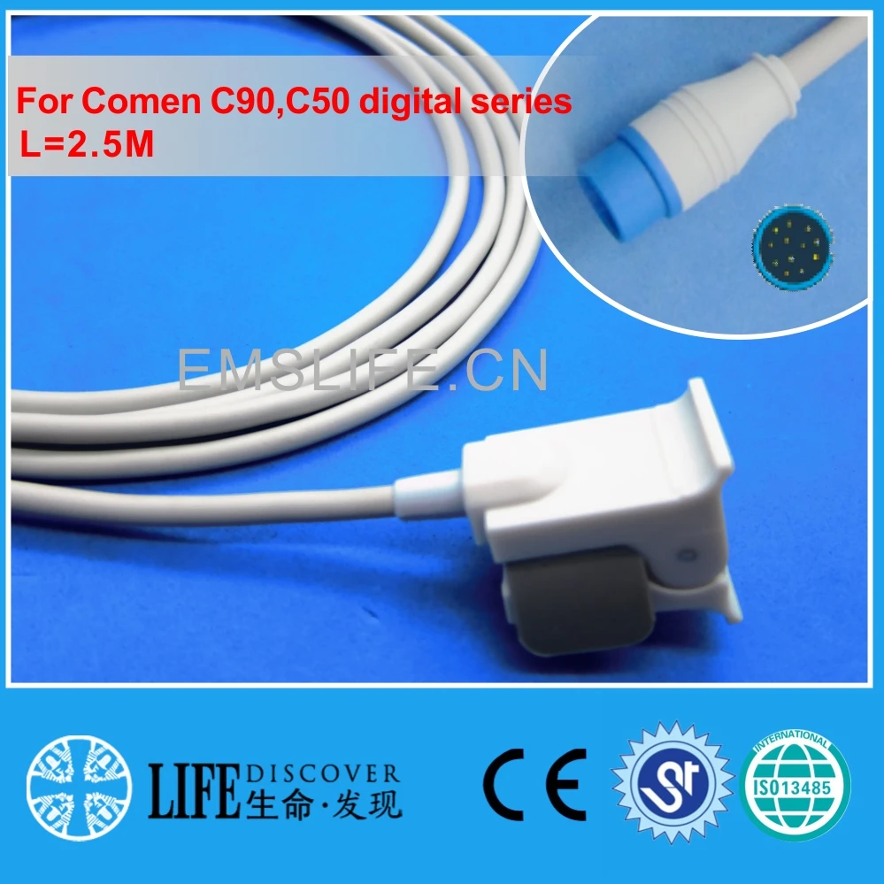 

Reusable Child finger spo2 sensor For Comen C90, C50 digital series