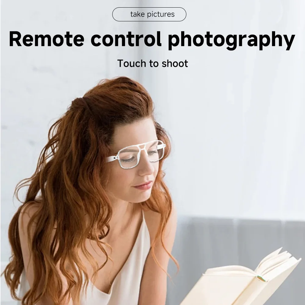 Nuevas gafas de Audio inteligentes GS10, asistente de voz AI, auriculares de música HIFI, lentes para deportes al aire libre con luz azul, gafas de moda para cámara