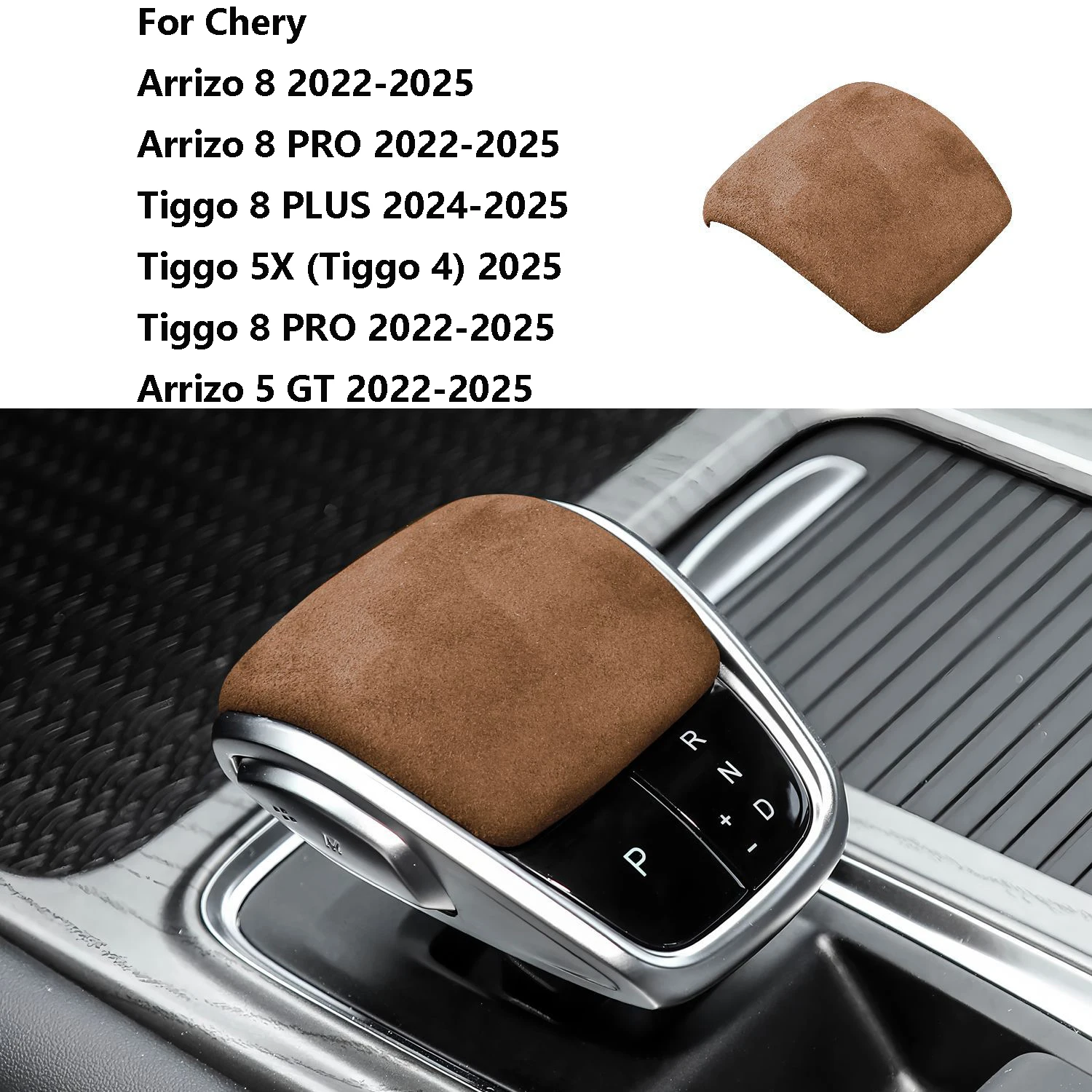Suede Protector Auto Pookknop Cover Accessoires Auto Trim Voor Chery Arrizo 8 Tiggo 8 Tiggo 5X Arrizo 5 GT
