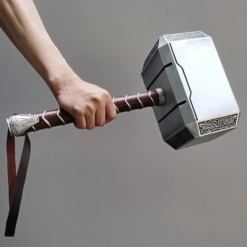 

Marvels Superhero Anime Thor Hammer Cosplay Prop for Adults and Halloween Christmas Party Performance and Birthday Gift