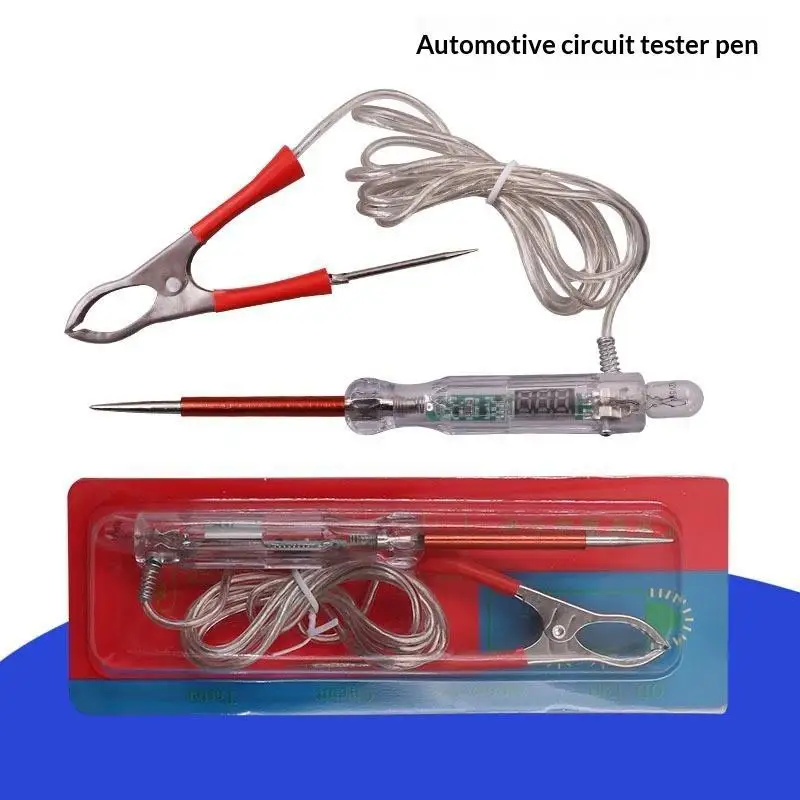 Portable DC Circuit Voltage Test Pen 6V 12V 24V Digital Display Probe Tester for Car Truck Diagnostic Use