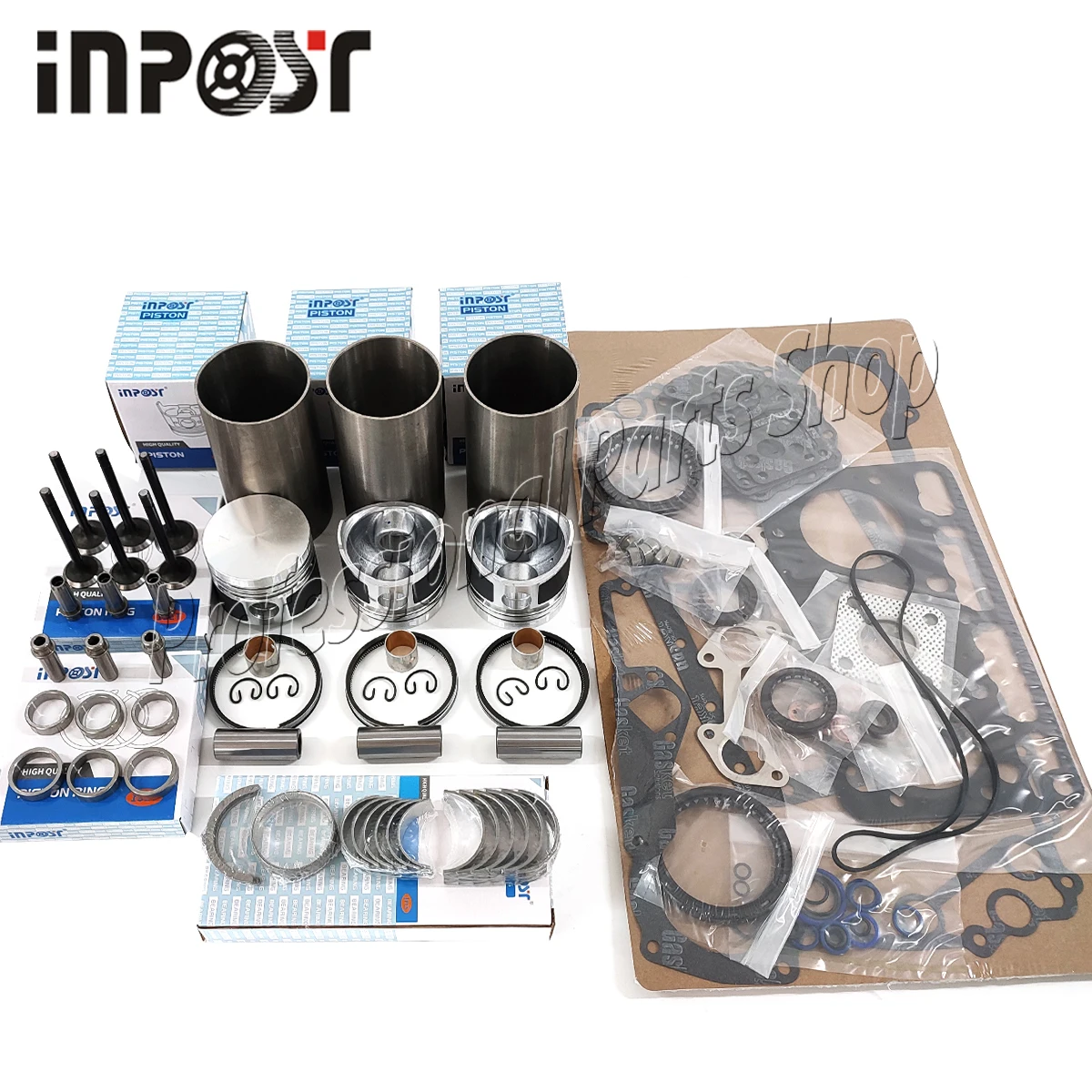 D850 STD Overhaul Rebuild Kit For Kubota D850 Engine B1550HST B6200D B6200E