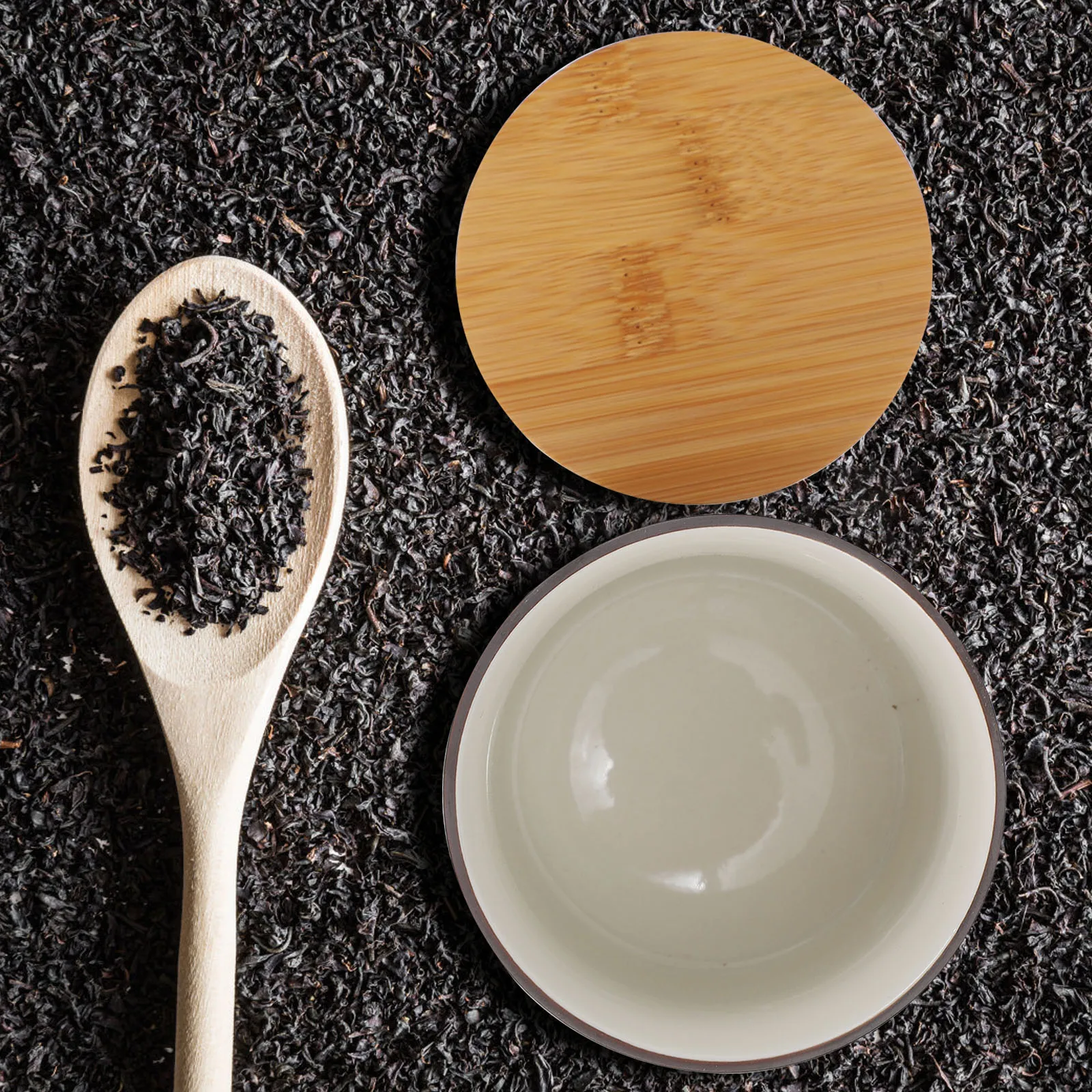 

1pc Black Sealing Storage Container Jar Canister For Green Scented Loose Tea Holder Tea Canister Practical Storage Container