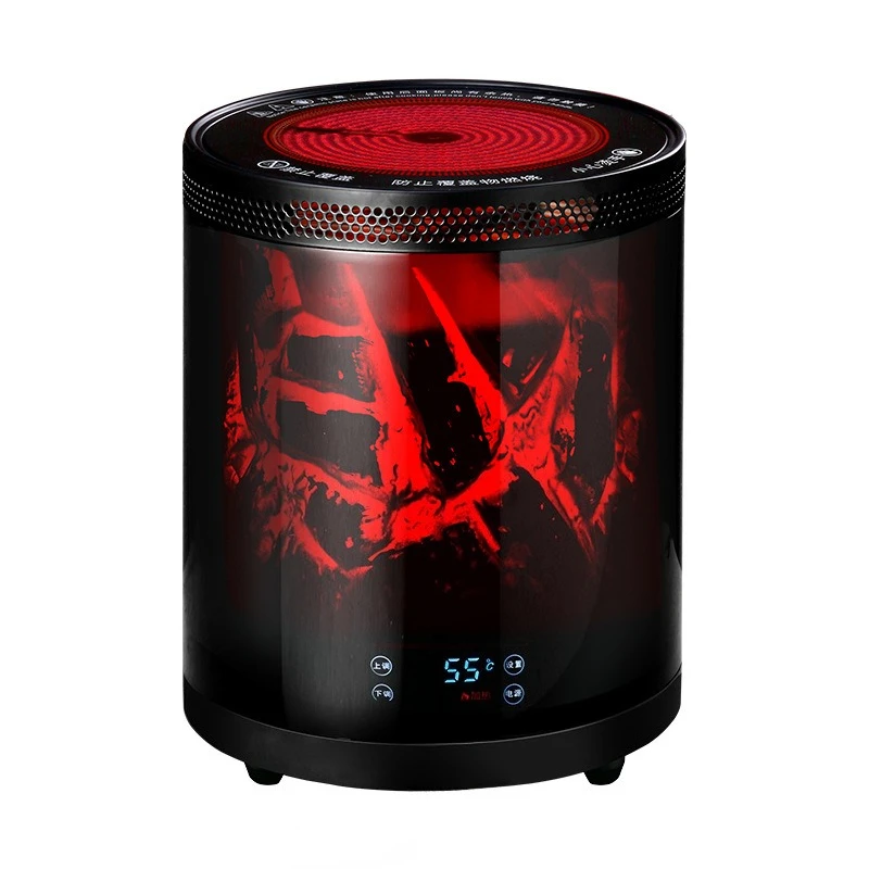 

Voice intelligent stove making tea household roasting stove electric heater simulation flame heater barbecue oven