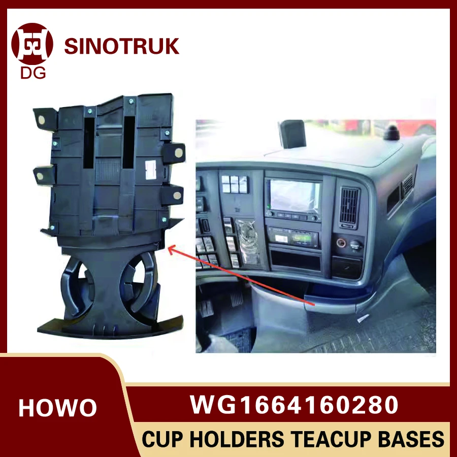 

Cup Holders Teacup Bases Assembly WG1664160280 for Sinotruk Howo Truck Parts