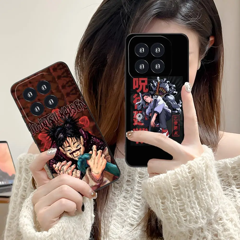 

Чехол для телефона Jujutsu Kaisen Yuta Okkotsu для Xiaomi 15 14 13 12 11 10 9 T Ultra Lite Pro S SE X 5G, черный чехол для смартфона
