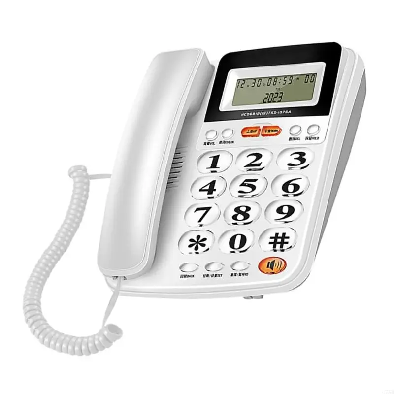 Telefone U75B LED LED Display Phone Phone Foldline Linear com exibição chamadas recebidas para hotéis empresas