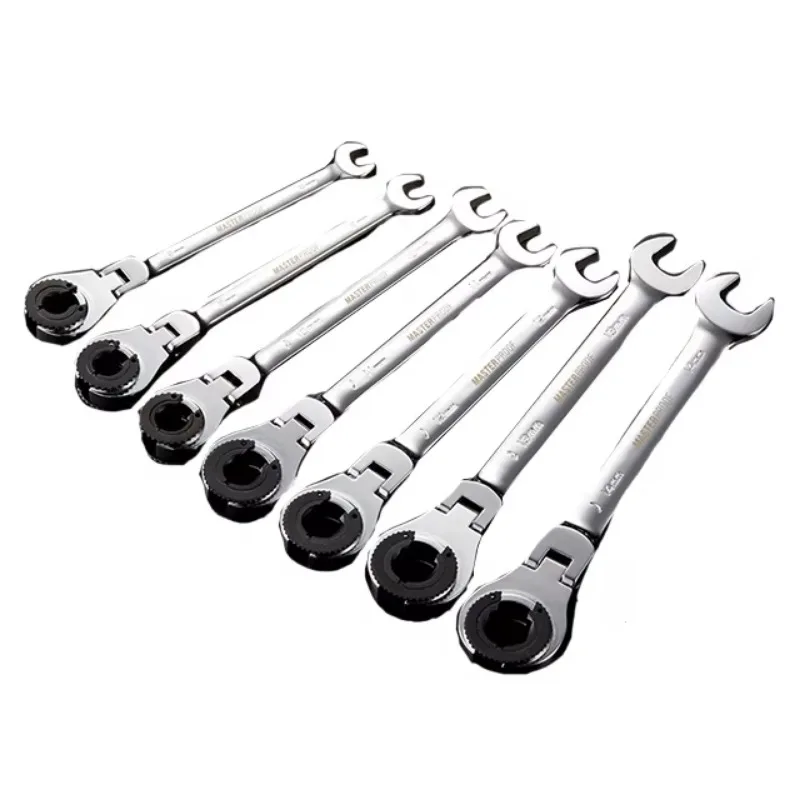 Plum Blossom Open End Wrench Two-in-one Tubing Ratchet Wrench