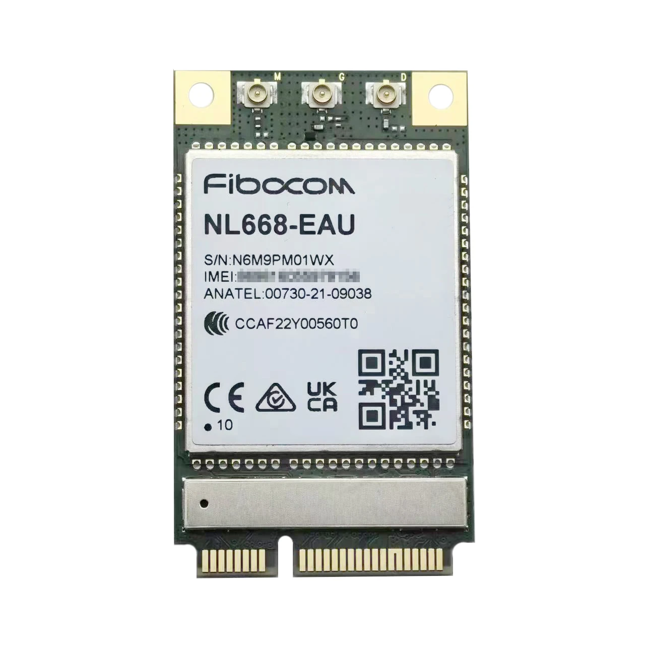 Fibocom NL668-LA NL668-EAU NL668-AM MINI PCIE LTE Cat4 Module For Latin America LTE FDD/ TDD WCDMA GSM Multiple Frequency Bands