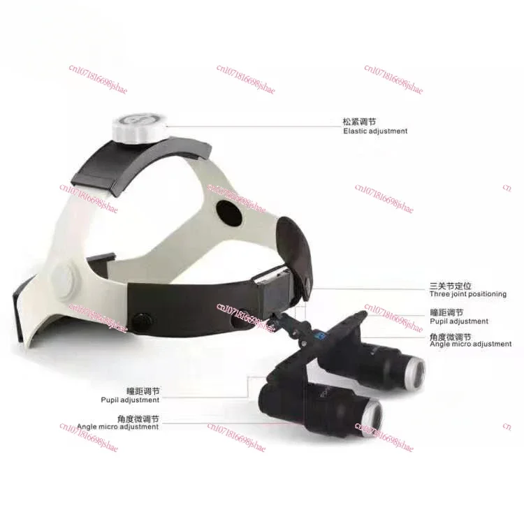 4X 5X 65X Optional Head Mounted Magnifier Head Mounted Microscope