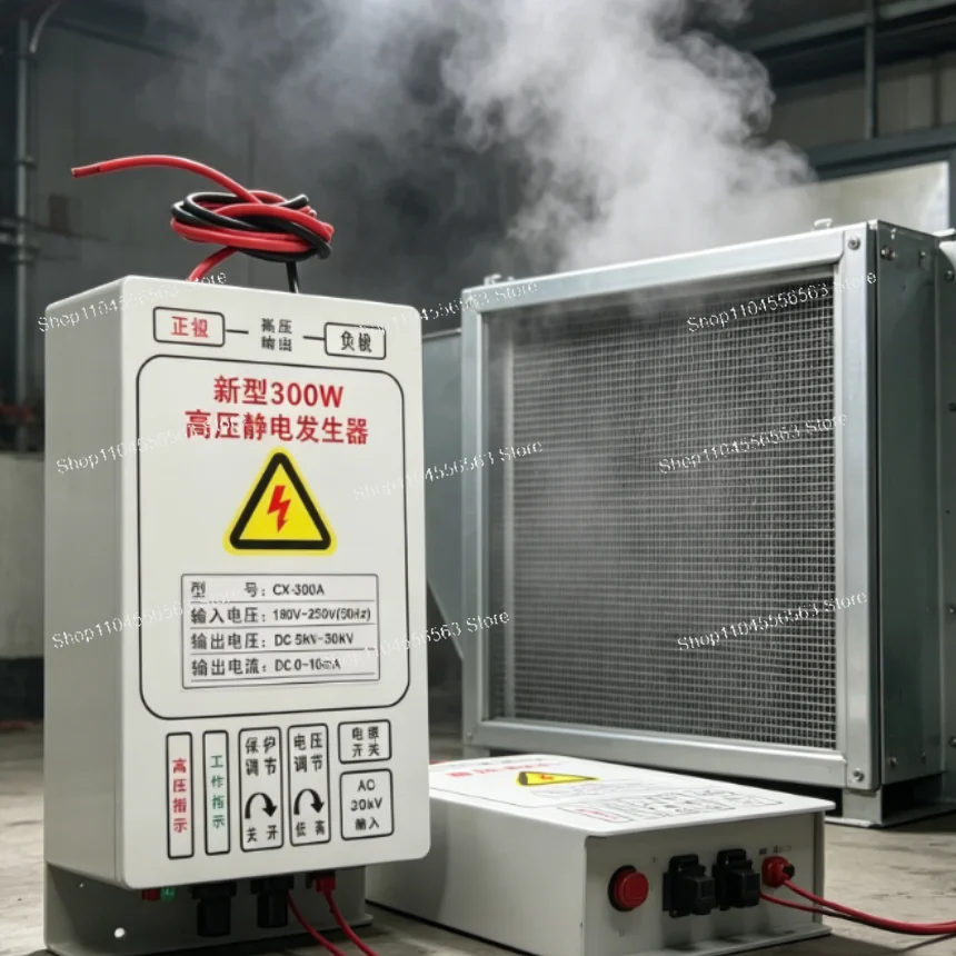 300W High Voltage Electrostatic Generator 30kV Output For Fume Removal And Electrostatic Air Filter