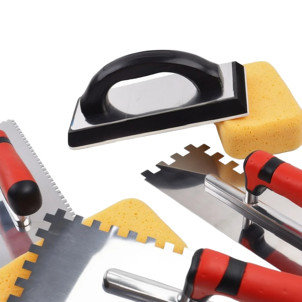 15.5*10cm Brick Laying Trowel Ergonomic Handle Trowel Set Tool Part Multi-size Collection Wear Resistant Material