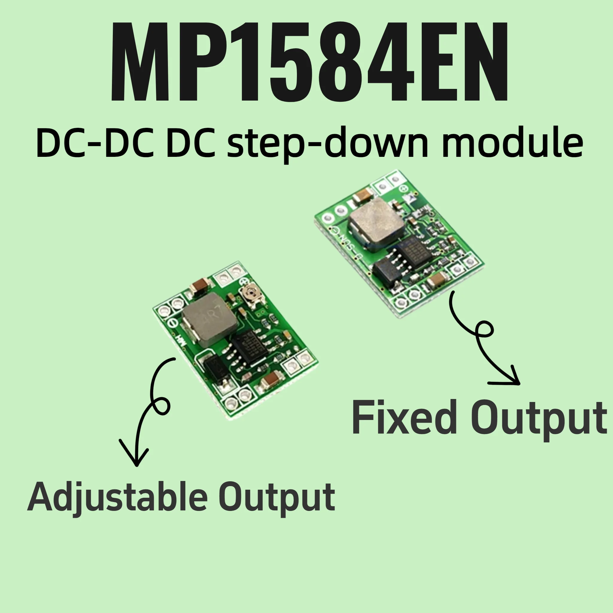 MP1584EN 3A 3.3/5/9/12V Ultra-Small Size DC-DC Step Down Supply Module Adjustable Power Step-down Descending Output MP1584