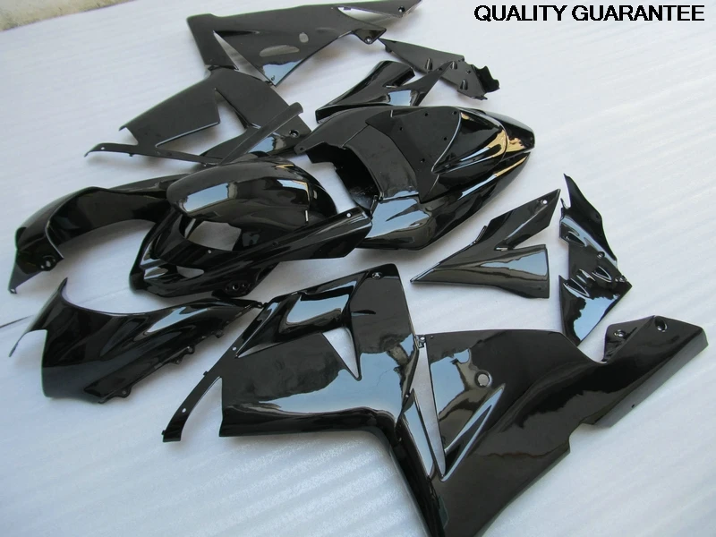 

new fairings bodywork for Kawasaki ZX10R 2004 2005 NINJA Fairing kit ZX 10R 04 05 all glossy black bodykits YV53