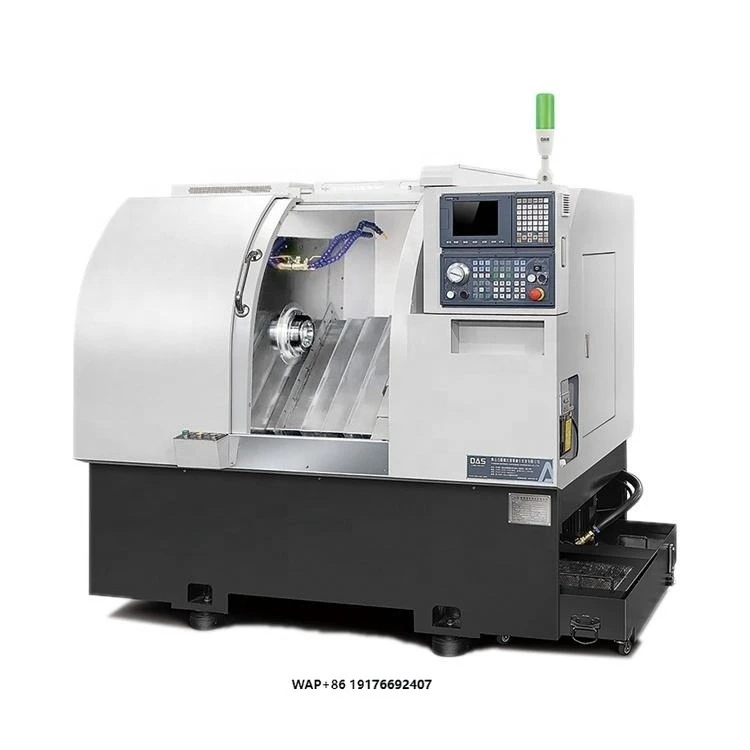Watch Making Machine Torno Bar Feeder Automatic Indexing Chuck Slant Bed Cnc Lathe Machine with Chip Conveyor