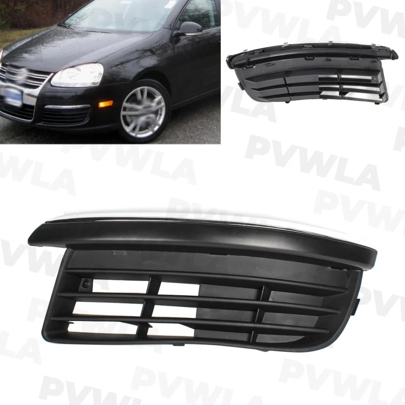 

1pc Left Side Fog Light Lamp Grille Cover For VW Jetta 2006 2007 2008 2009 2010 2011 European version 1K0853665