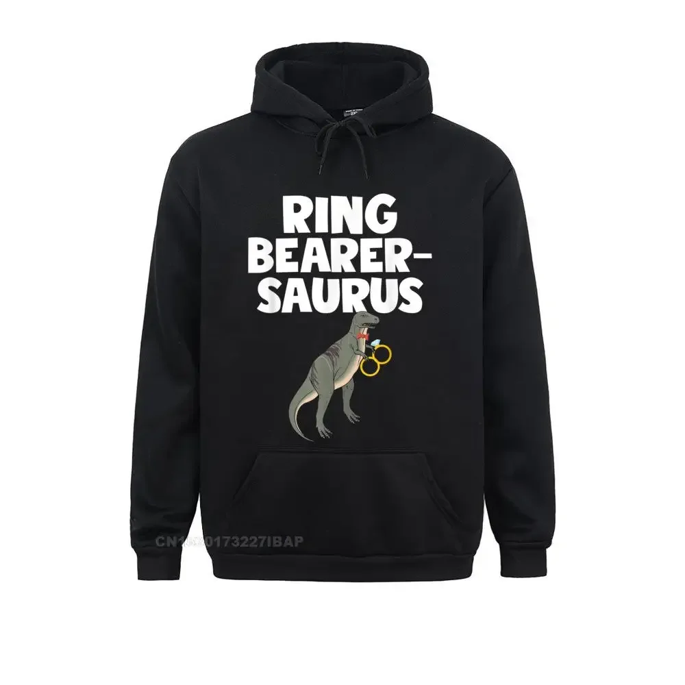 Wedding Shirt Ring Bearer-saurus Trex Dinosaur Tee Boys Gift Hoodie Sweatshirts Printed On Slim Fit Men Autumn Hoodies Clothes