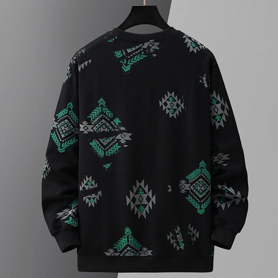 Vintage Streetwear Sweatshirts Men 10XL Plus Size Sweatshirts Print Pullover Fashion Casual Sweatshirt Big Size 10XL