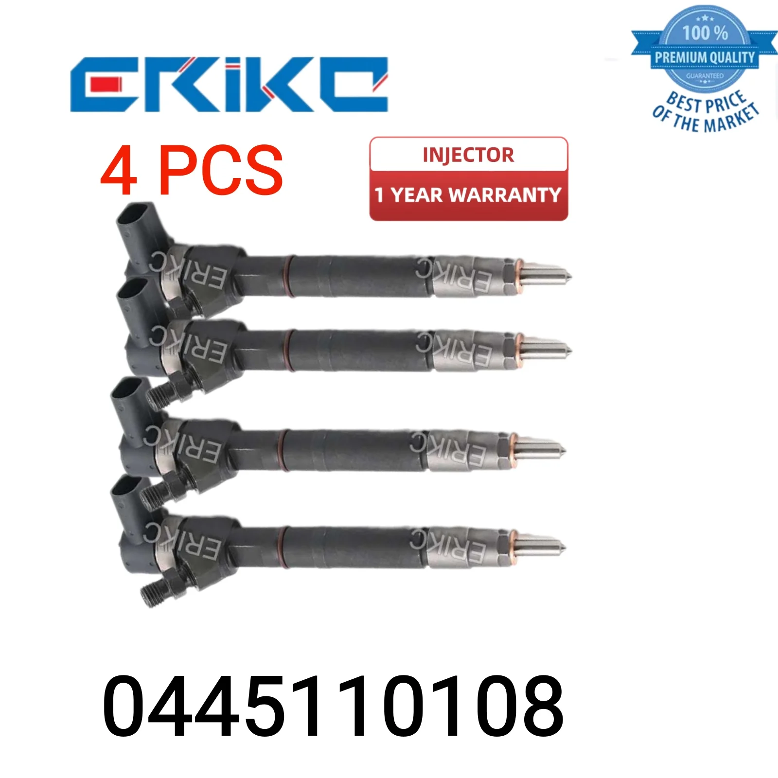 

4 PCS 0445110108 Fuel Injector Assembly 0 445 110 108 Diesel Injectors 0445 110 108 Original Injector 0986435045 for Mercedes