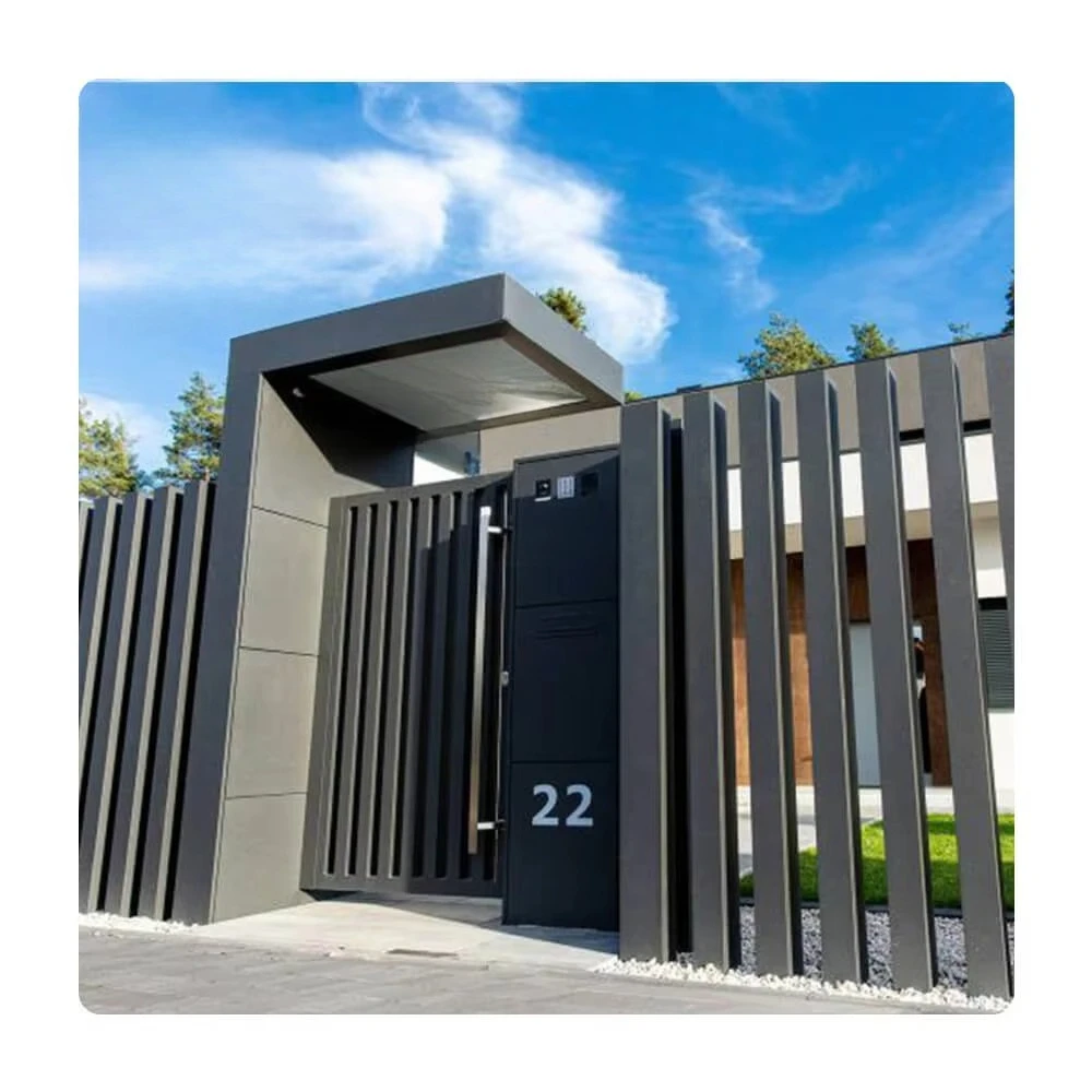 Architectural Outdoor Privacy Fence in Aluminum for Commercial Use - UAE Projects