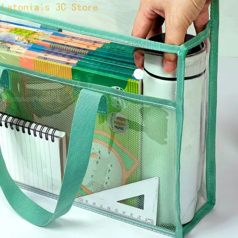 Aktenordner aus PVC mit großer Kapazität, verdickt, wasserdicht, klare Sicht, großer Stauraum, ergonomischer für den – Detail 7