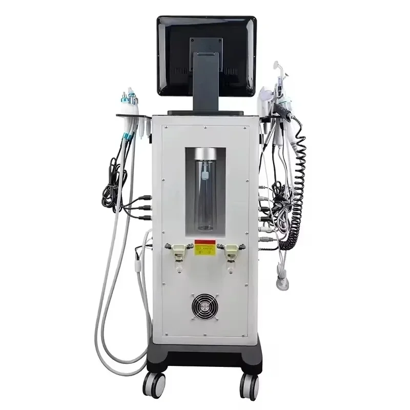 15-in-1 Hydro Deep Cleansing Machine Water Analyzer Facial Care Device Skin Care Tool for Home Use-A6