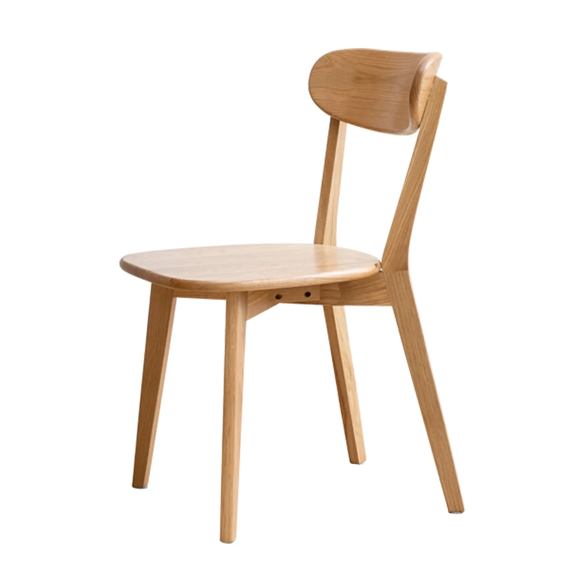 Dining chair wooden FAS grade oak natural wood 100% dirt-free wood chair solid chair table chair wooden living room chair