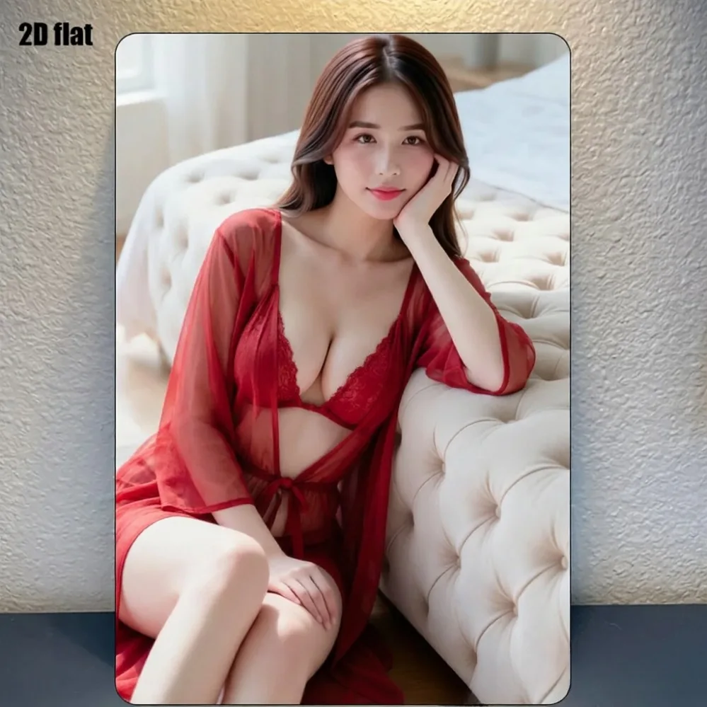 Purple Sheer Mesh Lingerie Set Lace Bra Panties with Robe Women's Sleepwear Transparent Nightgown Babydoll Pajamas for Honeym