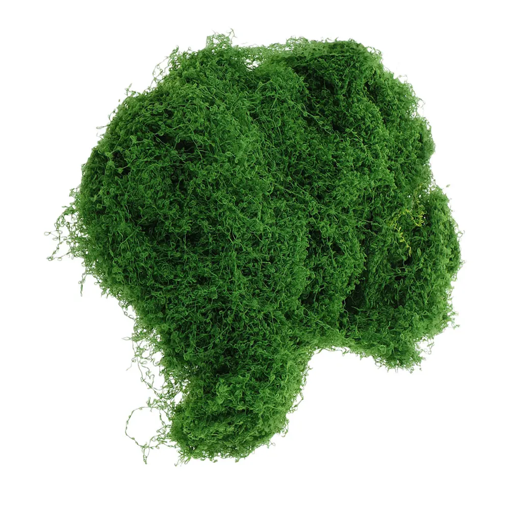 

Simulated Filamentous Artificial Decor for Crafts Polyester Grass Turf Lawn Faux Moss Plants Indoor Planter Filler Garden Flower