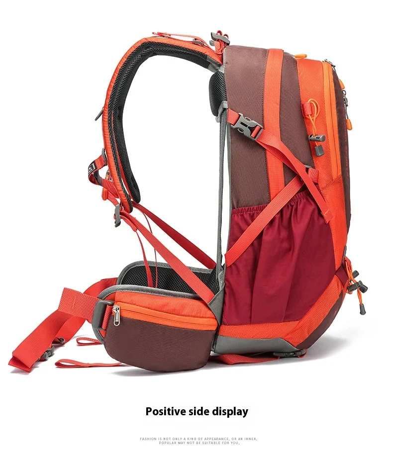 Outdoor-Sporttasche, Nylon, wasserdicht, große Kapazität, für Reisen, Radfahren, Rucksack, modische Wandertasche – Detail 28