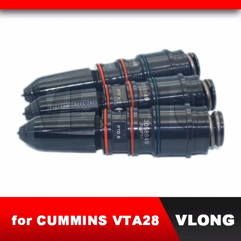 

New Excavator Engine Injection Pump Fuel Injector for Cummins VT28 VTA28 PT Injector 3058849 3054251 3054248 3047991 3032306