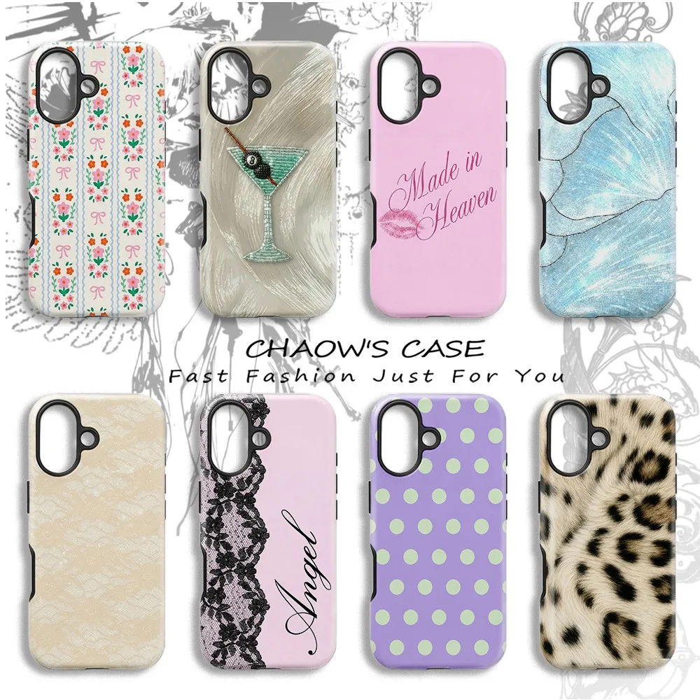 Lace Script Phone Case for Samsung Galaxy S20 S23 S24 S25 S26 FE Plus Ultra Edge 4G 5G Luxury Double-layer Cover