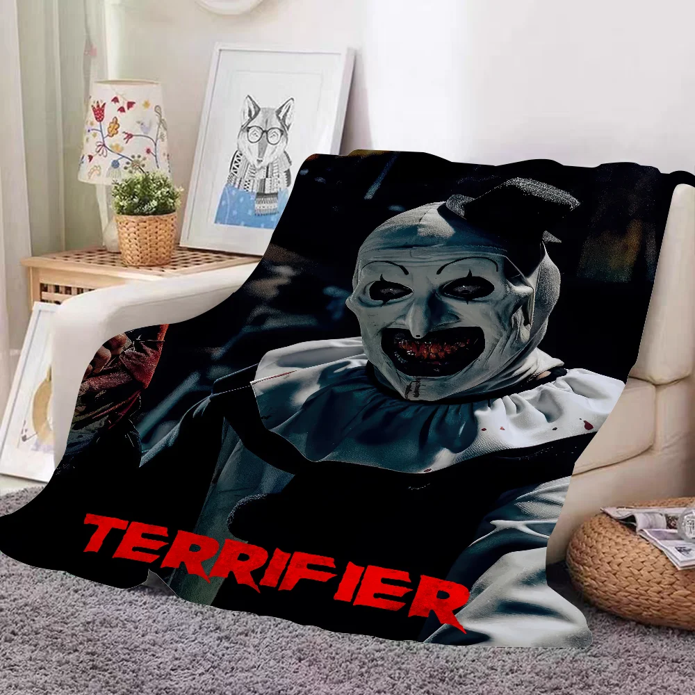 

Фильм ужасов T-terrifierS 3, дизайн одеяла, легкое одеяло для общежитий, сон, гостиной, офиса, дивана, всесезонного