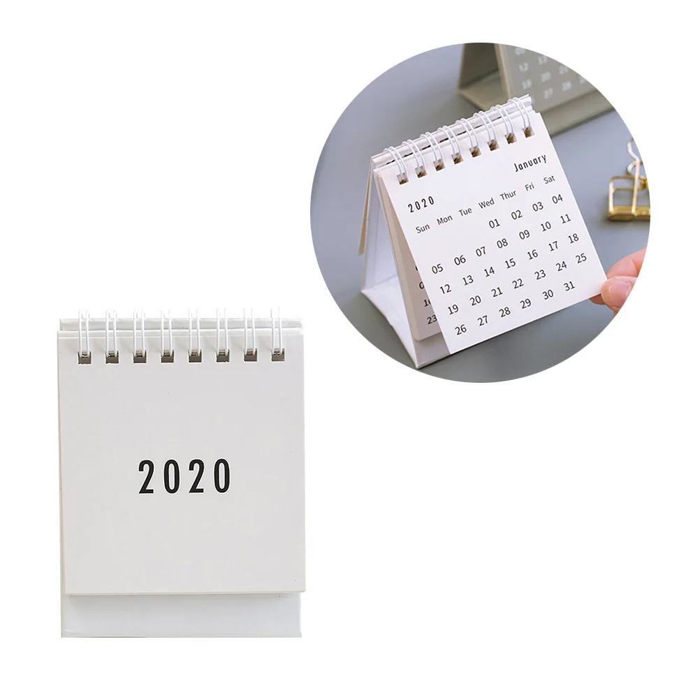 

Desktop Paper Calendar 2020 Monthly Organizer Wall Hanging Memo Pad Lightweight Planner For Home Office