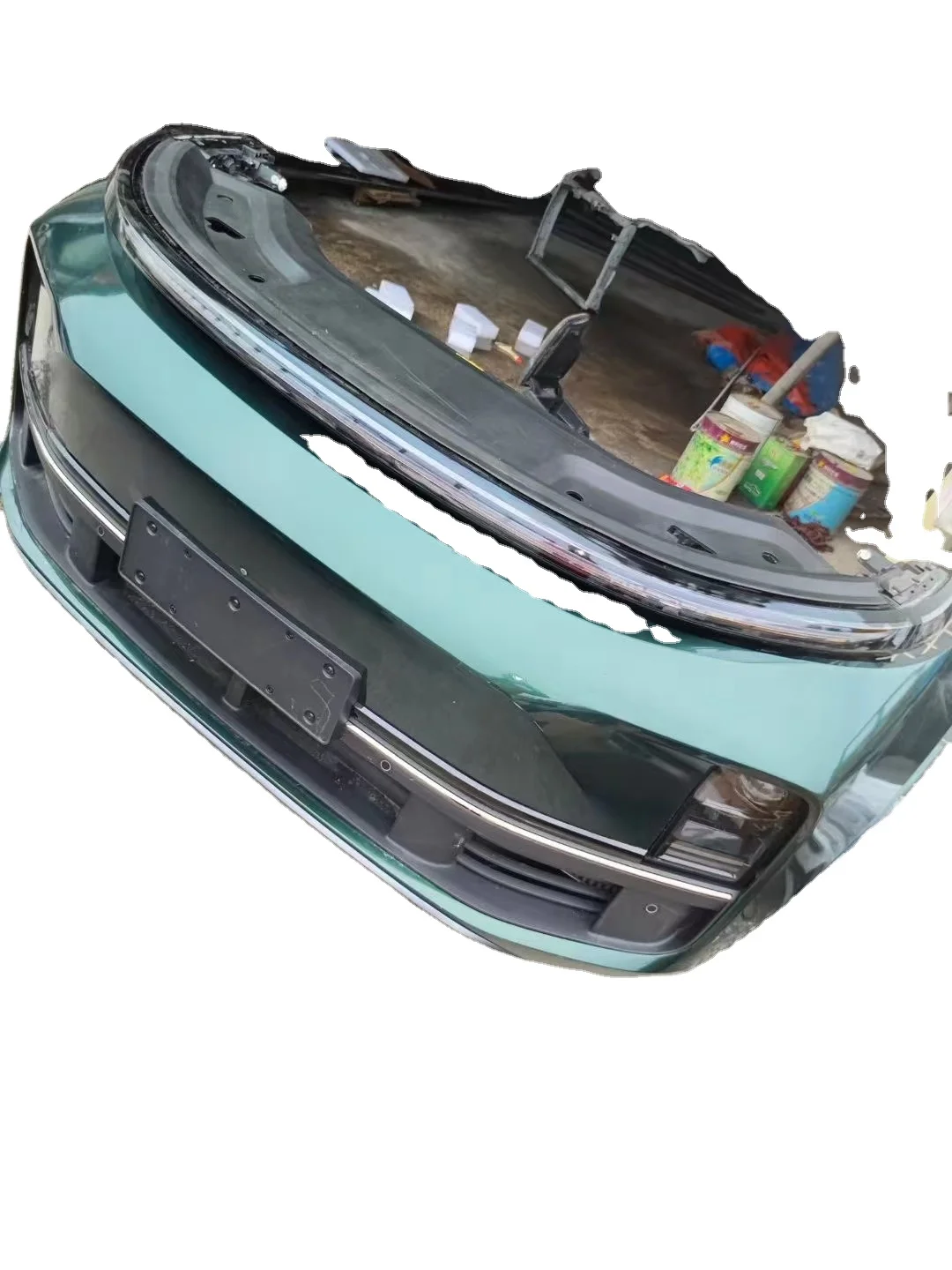 Для Li Auto L9 Аксессуары L8 Fullbumper Li Auto L7 Фара Передний бампер Auto Electrico Chang Li L9 Капот воздушный амортизатор