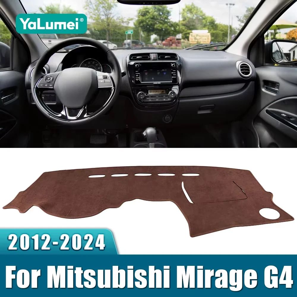

For Mitsubishi Mirage / Mirage G4 2012 - 2014 2015 2016 2017 2018 2019 2020 2021 2022 2023 2024 Car Dashboard Cover Accessories