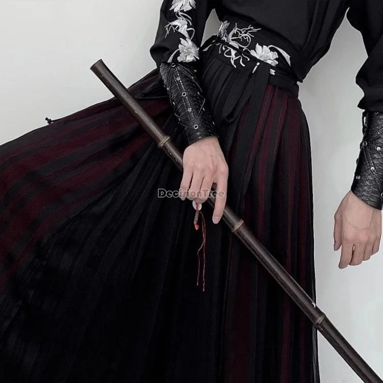 

2025 chinese ancient-style wrist guards retro style hanfu costume accessories unisex arm guards hanfu lace up arm guard one pair