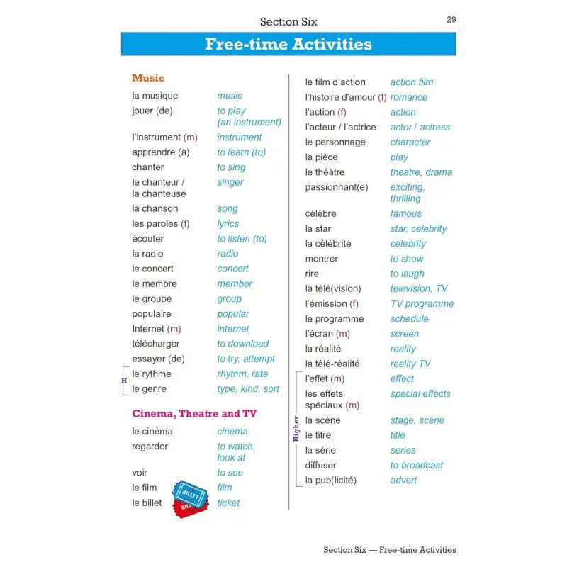 كتاب المفردات الفرنسي AQA الجديد للامتحانات من مجموعة التنسيق CGP لعام 2026 المحدودة 9781837742127 كتاب