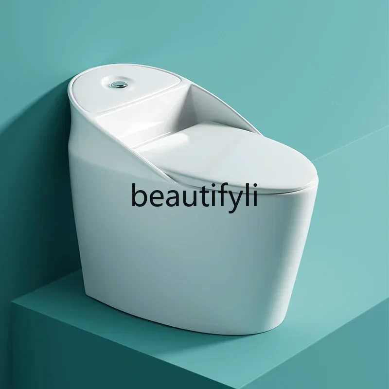 New personalized and creative light luxury color household ordinary toilet siphon straight punch high-impact deodorant toiletA45