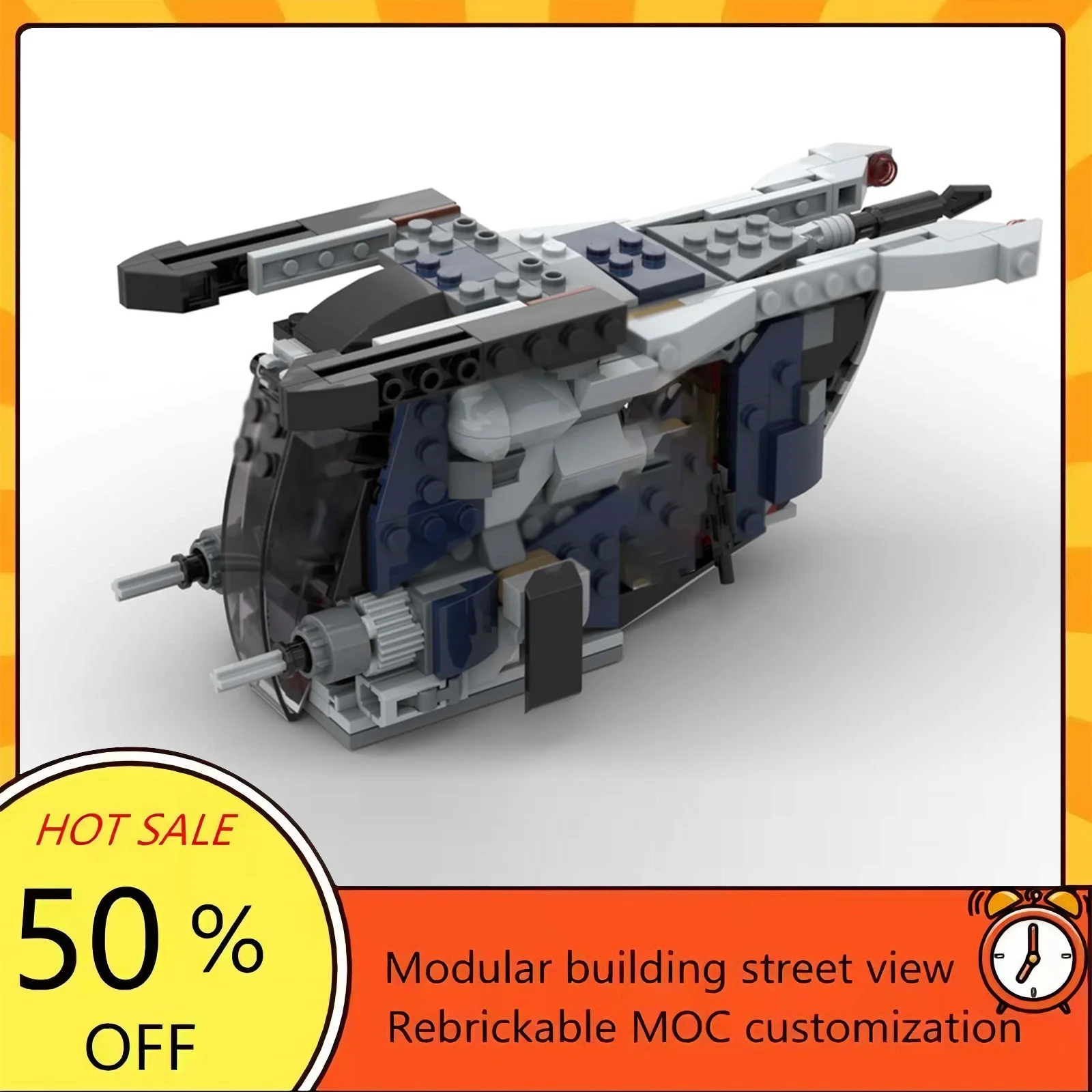 

Набор для сборки космического корабля из 275 деталей: популярная модель из фильма «Звездные войны», модульный конструктор, технологичный подарок, игрушка для детей на праздники